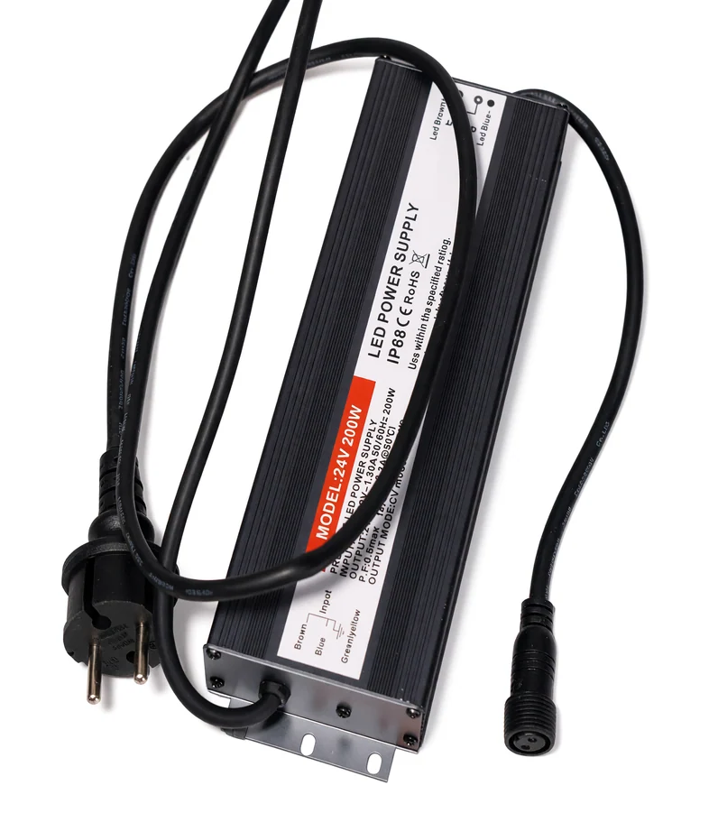 Блок питания 220/24В, 200w, IP68