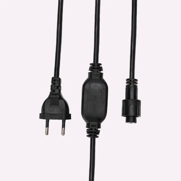 Блок питания для уличных гирлянд 230В, 3А, черный ПВХ, IP65 NEON-NIGHT