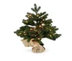 Ель искусственная CRYSTAL TREES Царская корона с вплетенной гирляндой 60 см, КР6160L