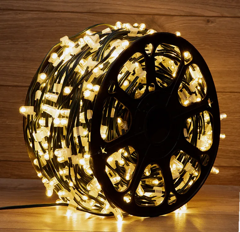 Гирлянда LED ClipLight 12V 150 мм, цвет диодов ТЕПЛЫЙ БЕЛЫЙ