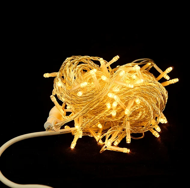 Гирлянда-нить LED Стринг Лайт, 10м, IP54, желтый