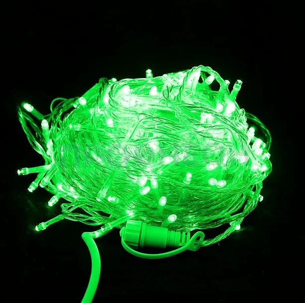 Гирлянда-нить LED Стринг Лайт, 20м, IP54, зеленый