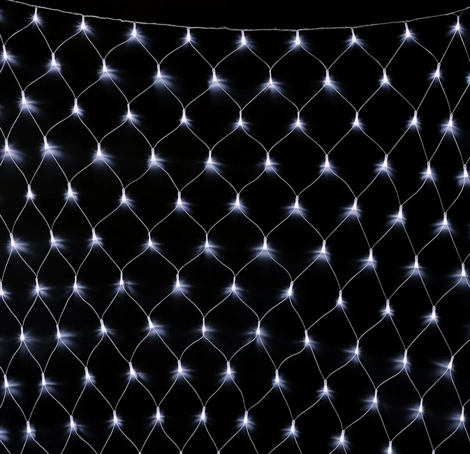 Гирлянда-сеть светодиодная (LED Нет Лайт), 2*1м, белый холодный