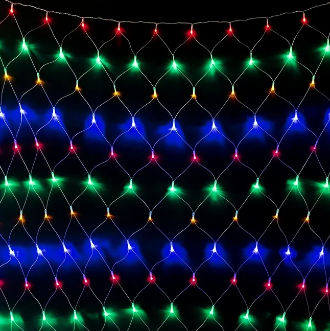 Гирлянда-сеть светодиодная (LED Нет Лайт), 2*1м, мультиколор