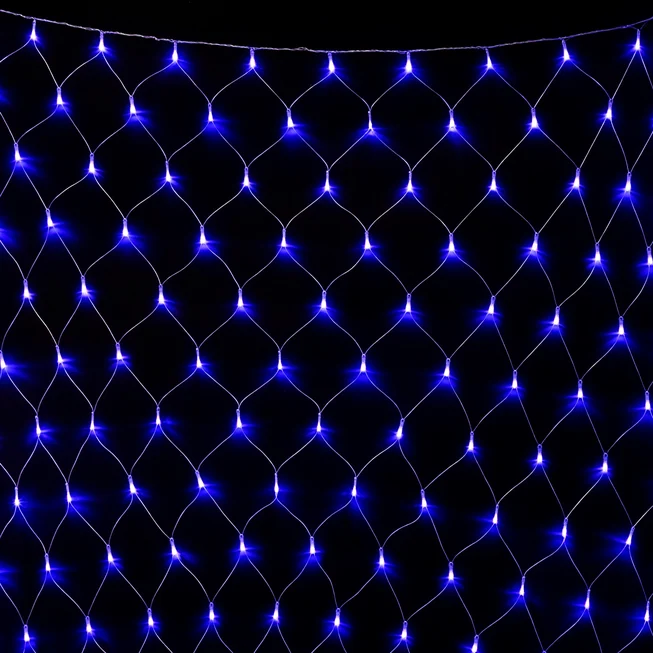 Гирлянда-сеть светодиодная (LED Нет Лайт), 2*1м, синий
