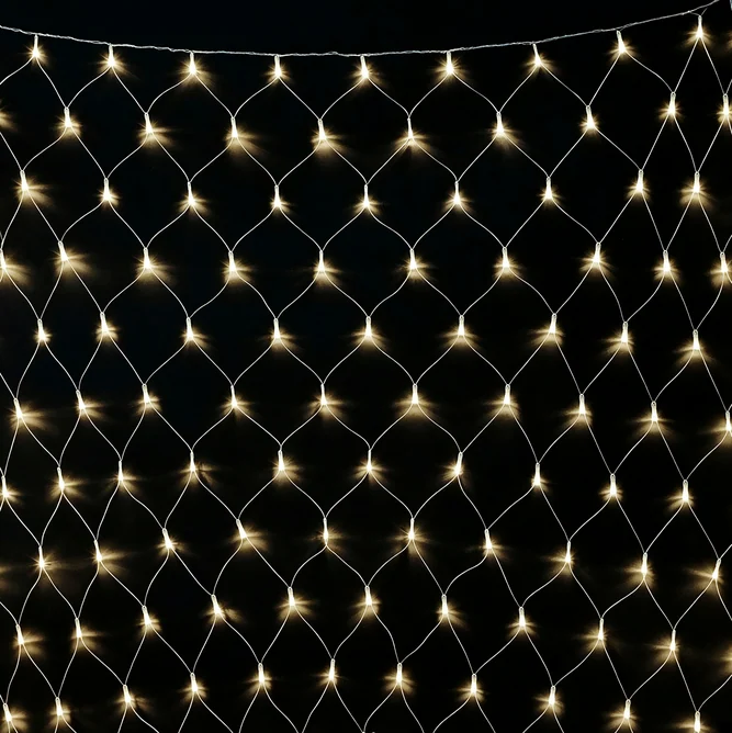 Гирлянда-сеть светодиодная (LED Нет Лайт), 2*2м, белый теплый