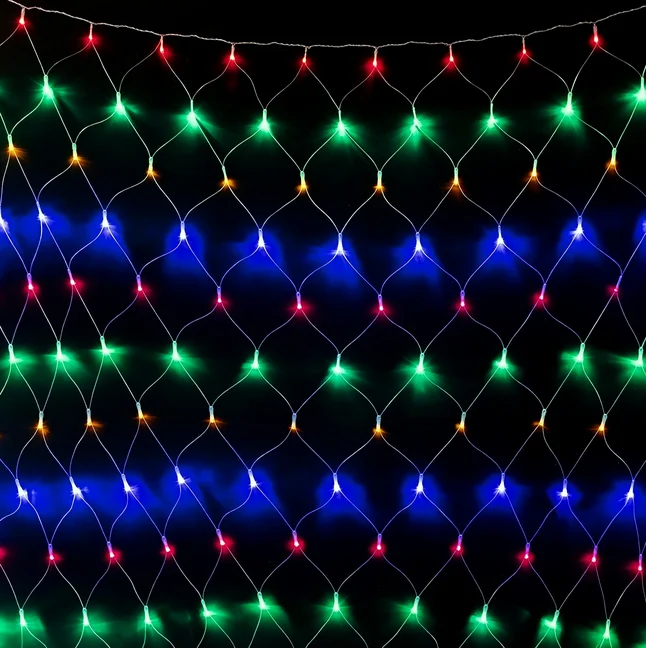 Гирлянда-сеть светодиодная (LED Нет Лайт), 2*2м, мультиколор