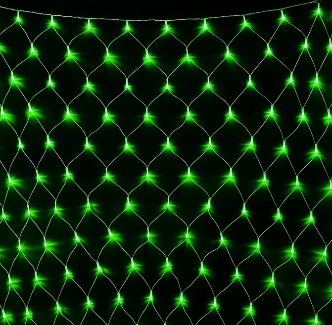 Гирлянда-сеть светодиодная (LED Нет Лайт), 2*2м, зеленая