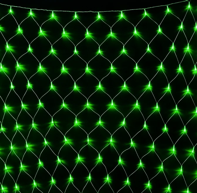 Гирлянда-сеть светодиодная (LED Нет Лайт), 2*3м, зеленая