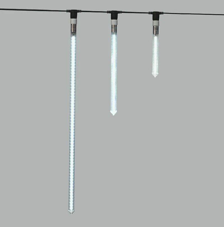 Сосулька светодиодная E27 100см двухсторонняя 60x2 LED БЕЛЫЙ IP65 230В NEON-NIGHT