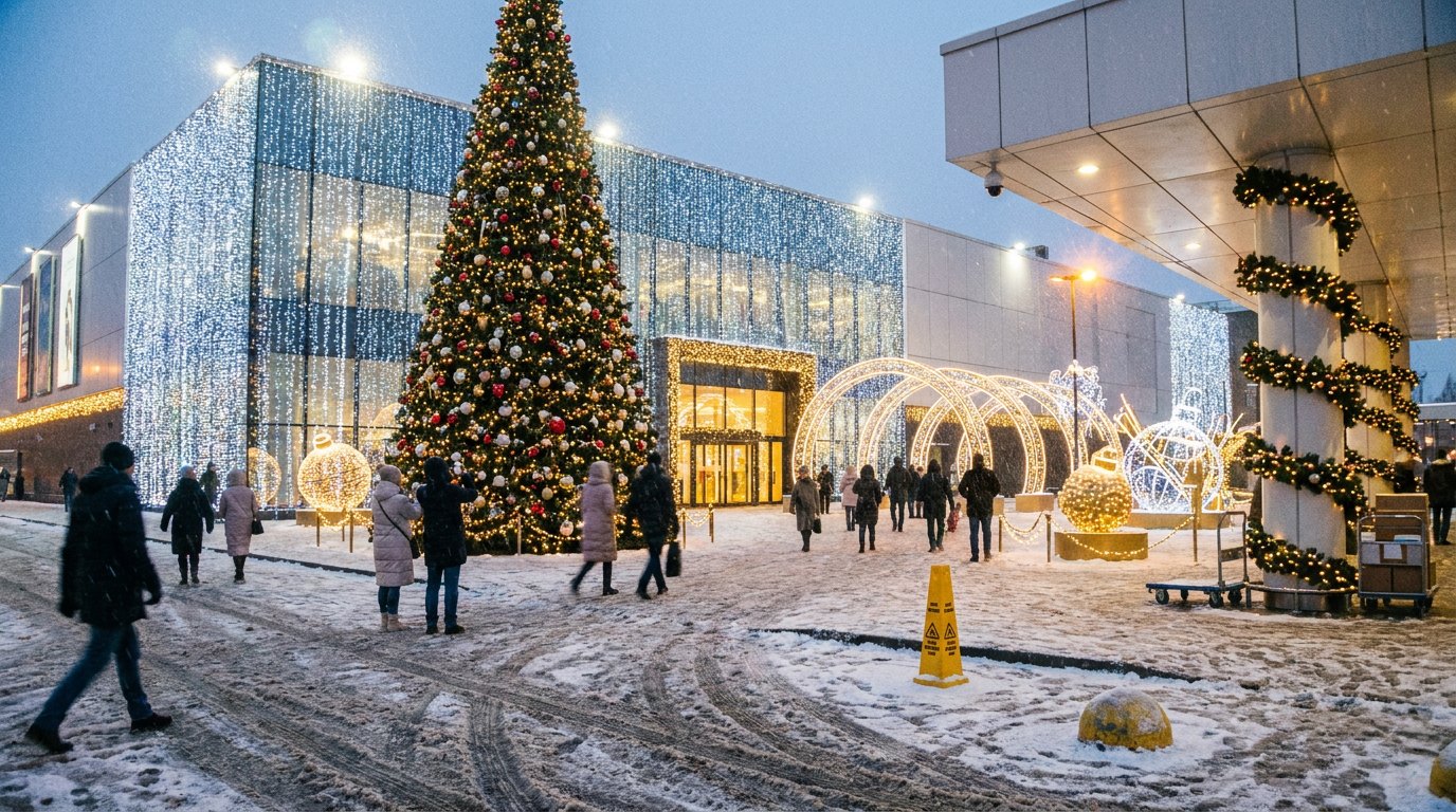 Оформление торгового центра — г. Красногорск
